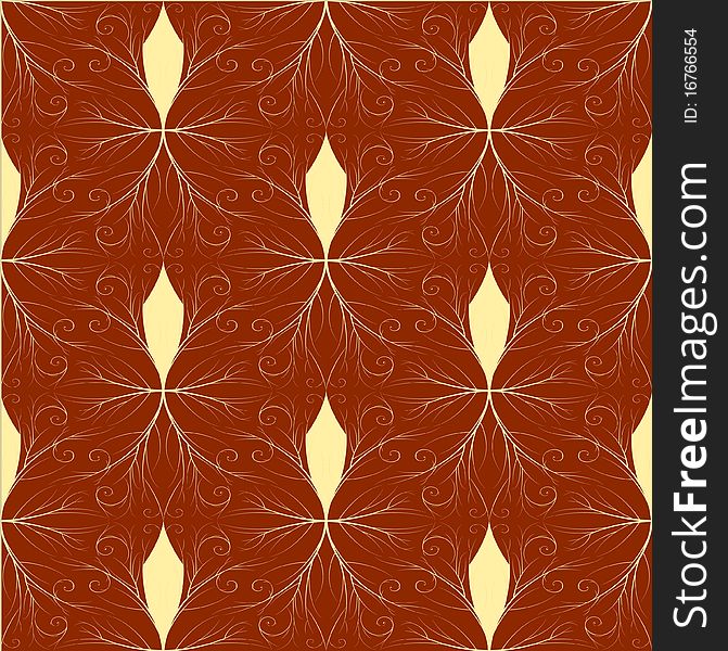 Seamless both side Damask wallpaper. EPS 8-. Seamless both side Damask wallpaper. EPS 8-