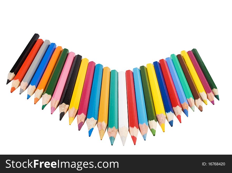 A Lot Of Color Pencils