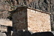 The Treasury Of The Athenians - Delphi , Greece Royalty Free Stock Photos The Treasury Of The Athenians - Delphi , Greece Royalty Free Stock Photos
