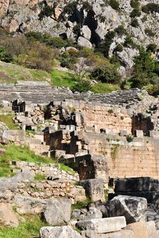 Delphi - Greece Royalty Free Stock Photography Delphi - Greece Royalty Free Stock Photography