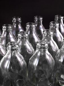Empty Bottles Stock Photography Empty Bottles Stock Photography