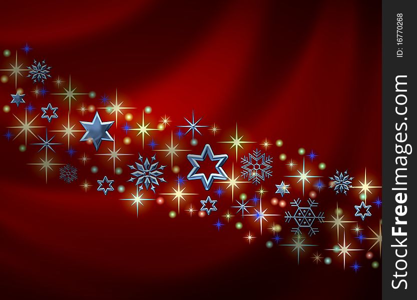 Illustration of a abstract christmas background