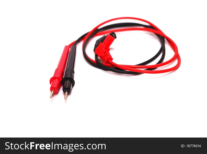 Photo of the patch cord on white background