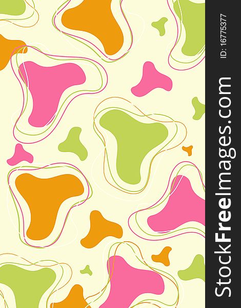 Illustration of background with abstract shapes. Illustration of background with abstract shapes