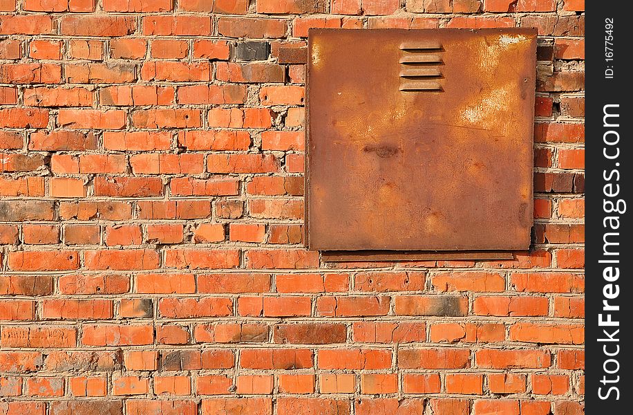 Old brick wall: can be used as background