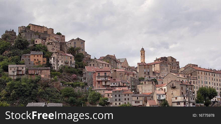 View Of Corte, Corsica