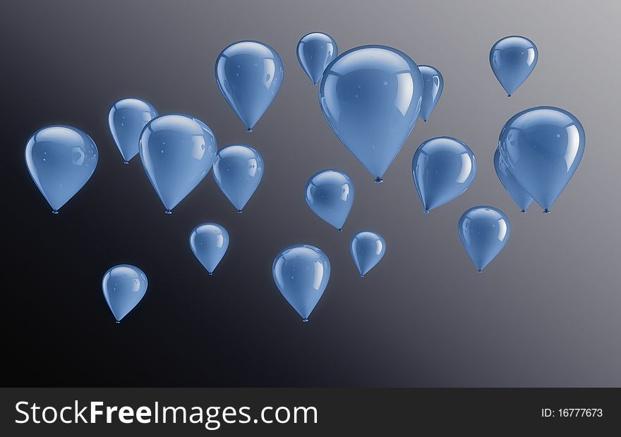 Blue Balloons