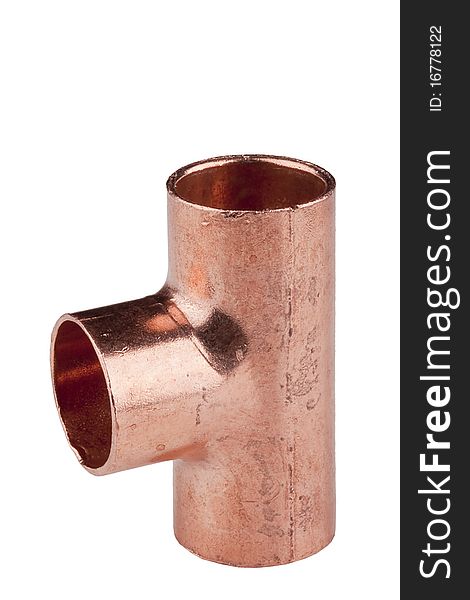 Copper accessories designed for mounting the water distribution system.