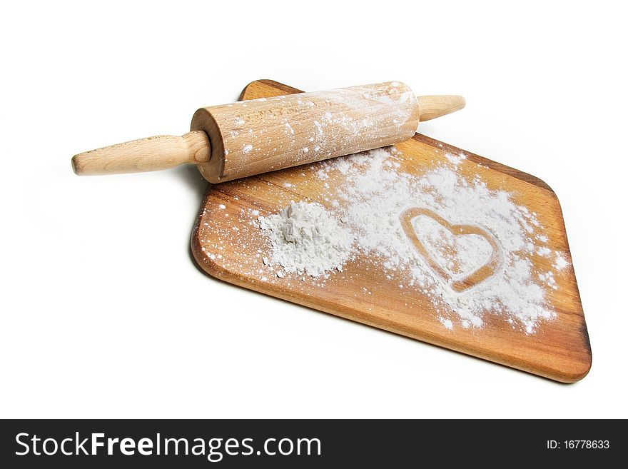 Dough Roller And Flour