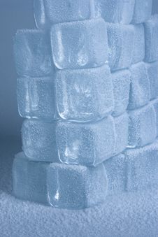 Frozen Ice Cube Stock Photo 1055921555