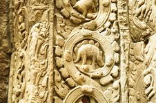Dinosaur Statue At Angkor Wat Stock Photography Dinosaur Statue At Angkor Wat Stock Photography