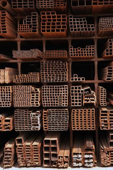 Steel Pipes Royalty Free Stock Photo Steel Pipes Royalty Free Stock Photo