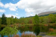 Reflections In The Loch Stock Images Reflections In The Loch Stock Images