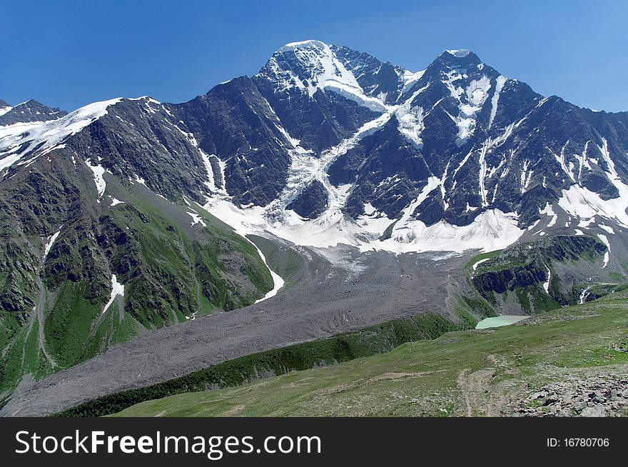 A kind from mountain Tcheget. The North Caucasus. Russia. A kind from mountain Tcheget. The North Caucasus. Russia