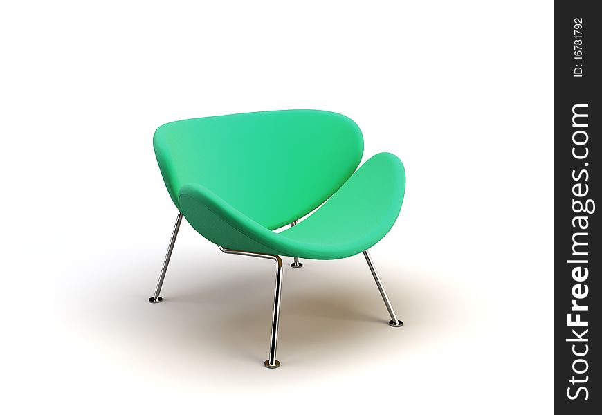 Green modern chair