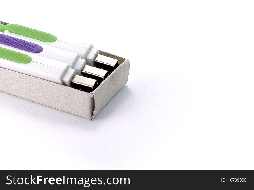 USB Flash Drives In A Matchbox
