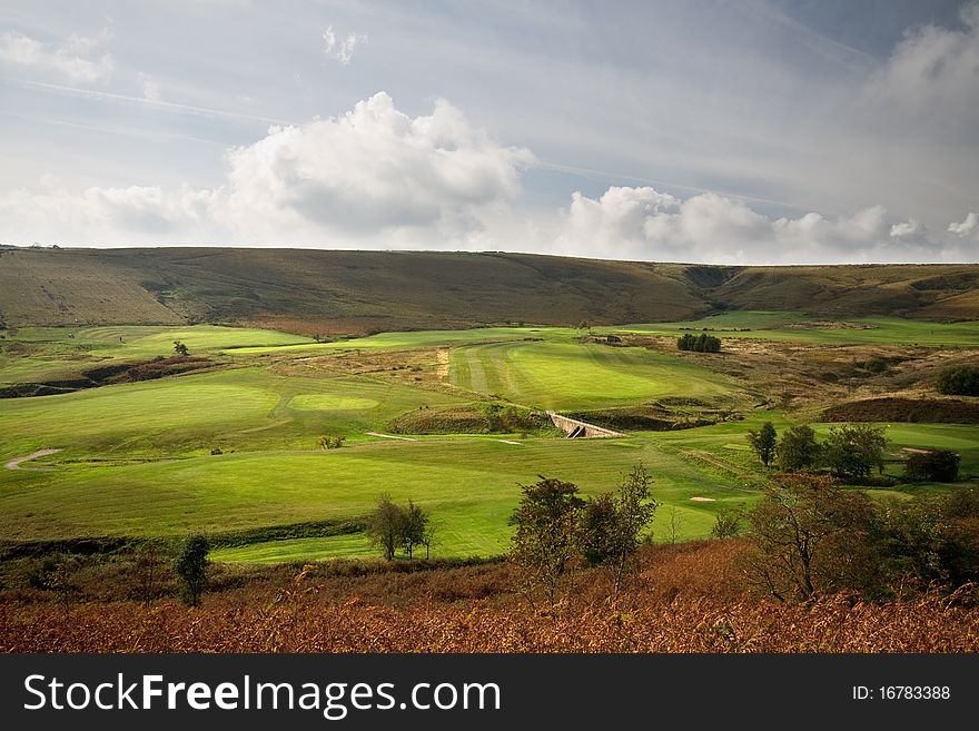 Ogden Golf Course in Autumn Halifax UK