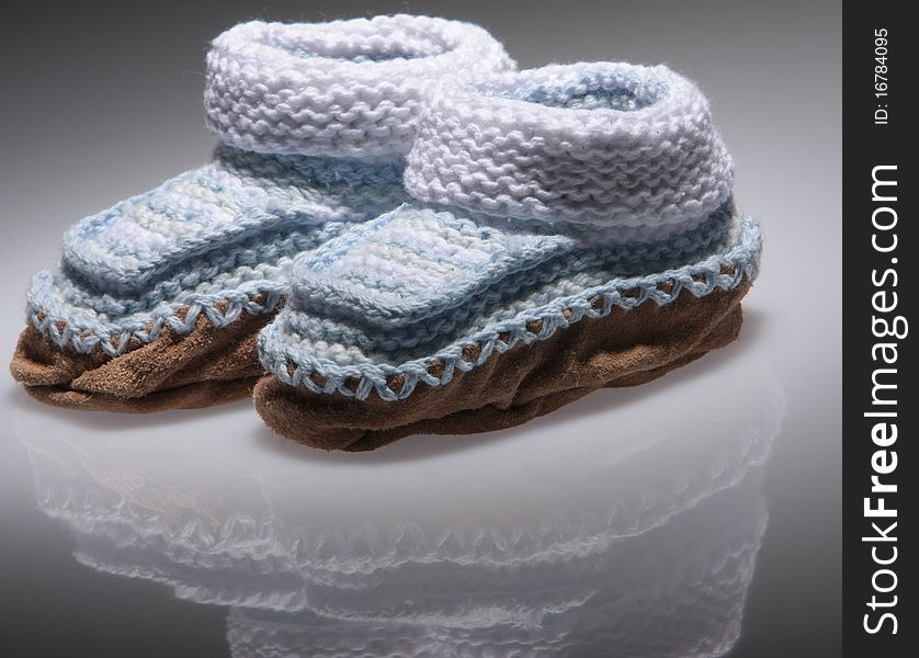 Knitted Baby Booties