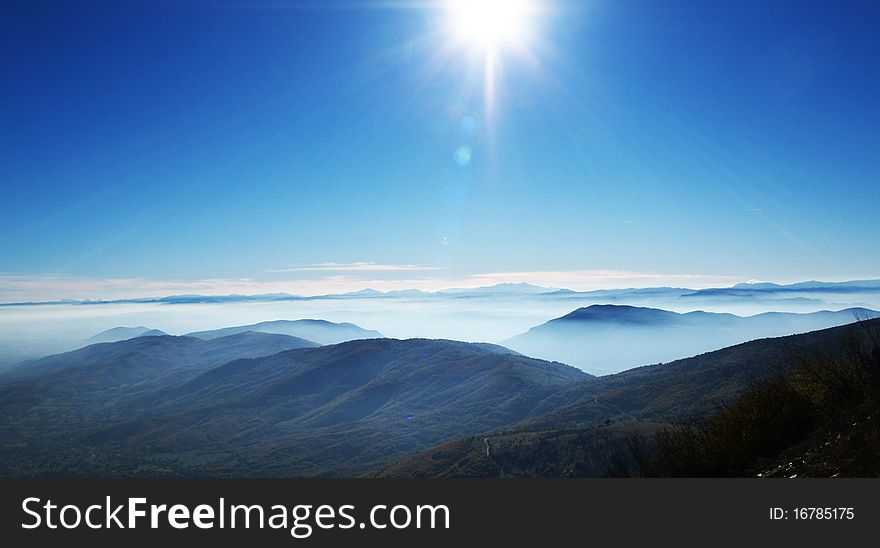 Fog In Mountains