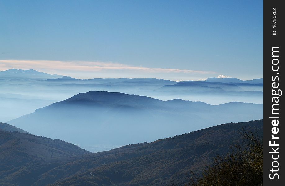 Fog In Mountains