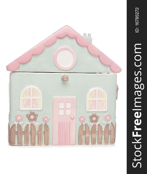 House cookie jar studio cutout