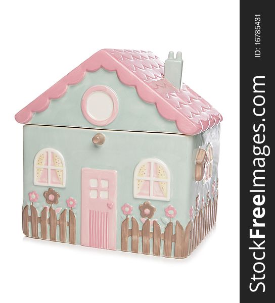 House cookie jar studio cutout