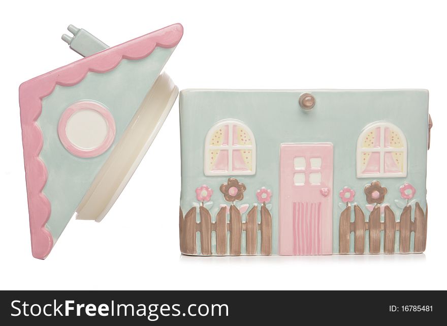 House cookie jar studio cutout