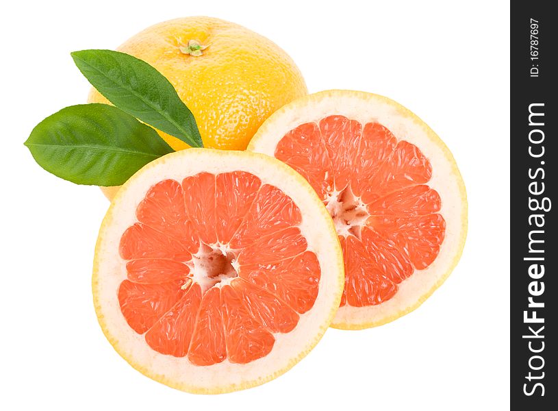 Red grapefruits