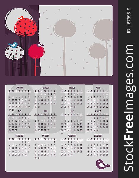 Calendar for 2011