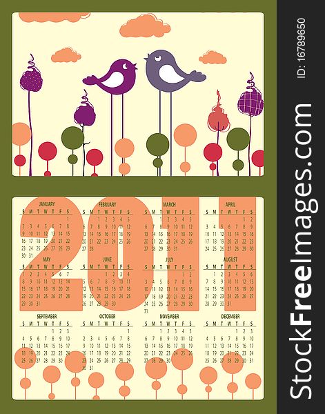 Calendar for 2011