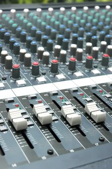 Sound Mixer Royalty Free Stock Image Sound Mixer Royalty Free Stock Image