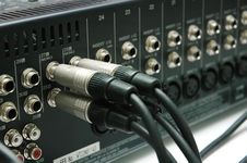 Connector Signal Sound Mixer Stock Images