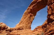 Natural Window In Arches National Park, Utah, USA Stock Photo Natural Window In Arches National Park, Utah, USA Stock Photo