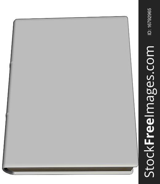 3D Render Blank Book