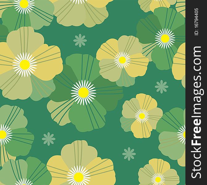 Pattern flower seamless