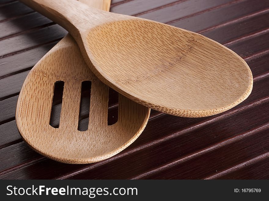 Wooden spoons - used as a tool for cooking.