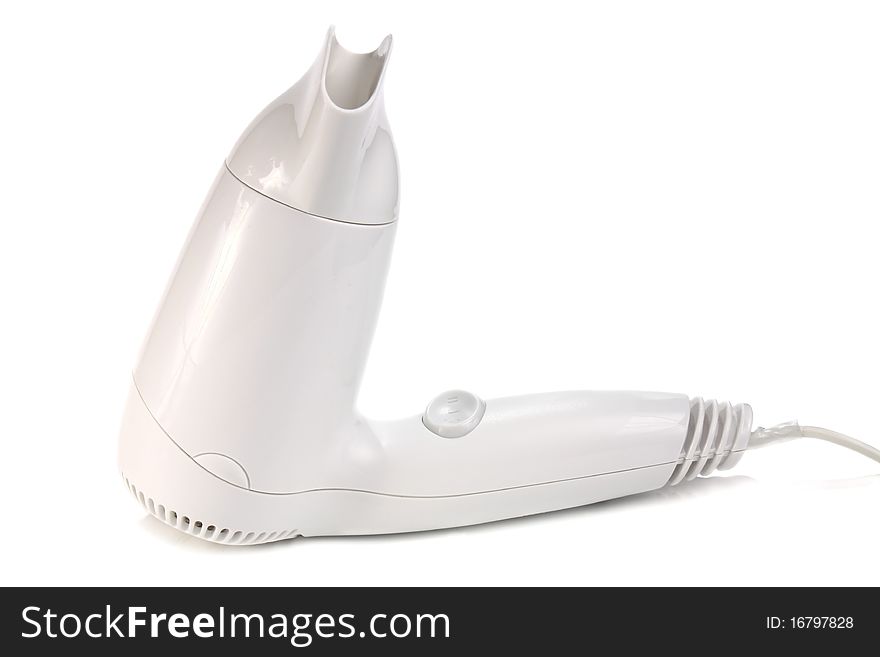 Hair dryer isolated on white background