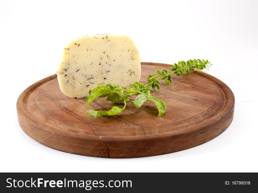 Cheese with herbs