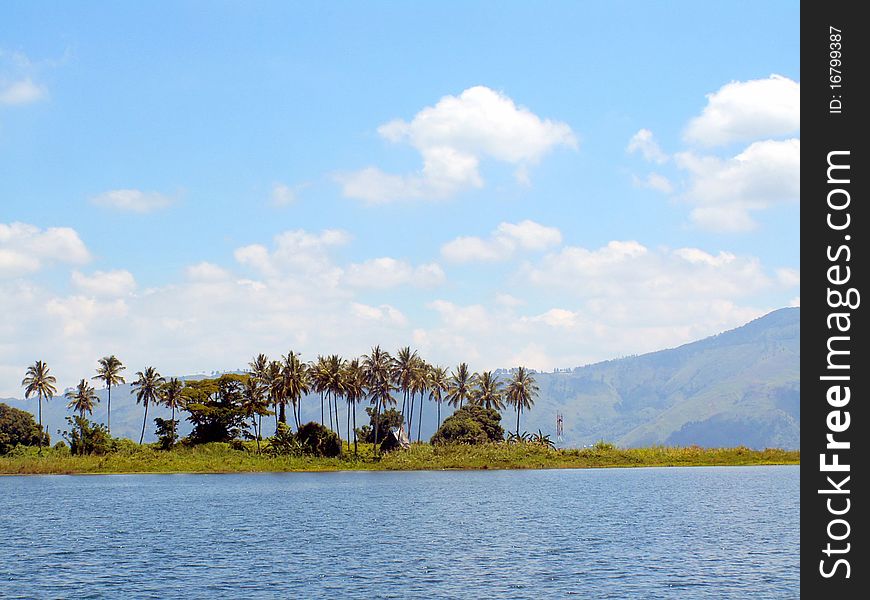 Lake Toba, the biggest lake on Sumatra