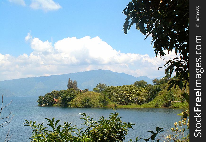 Lake Toba and Samosir island on Sumatra