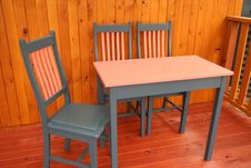 Table & Chairs Royalty Free Stock Photos Table & Chairs Royalty Free Stock Photos