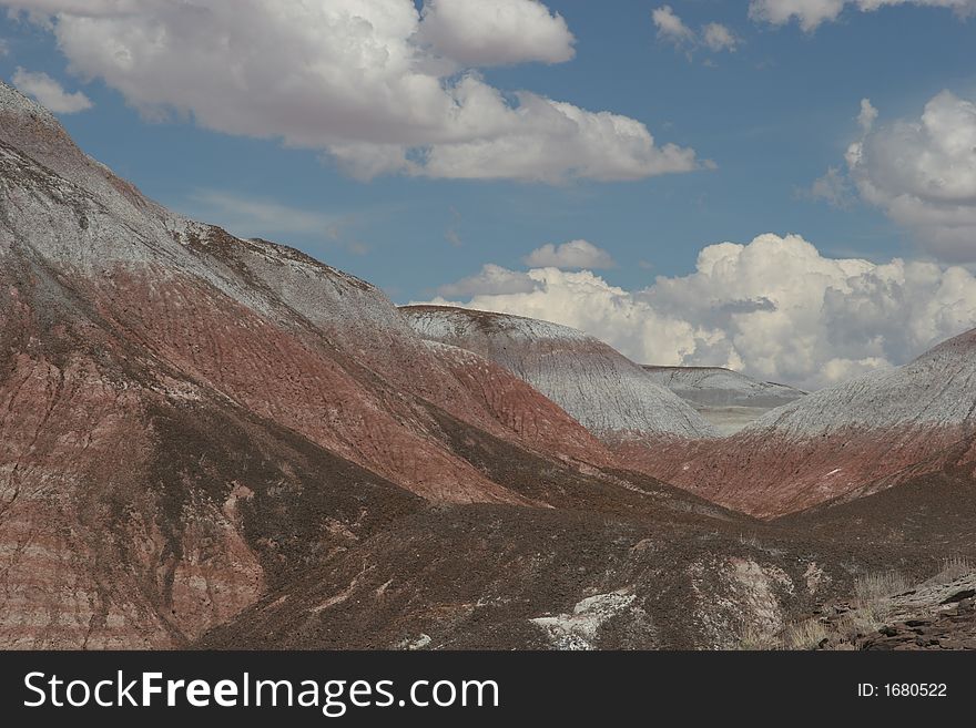 Beautiful view of painted desert