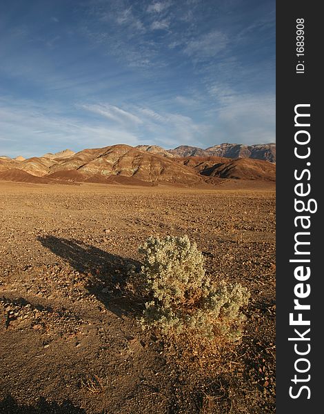 Desert Mountains In Death Valley