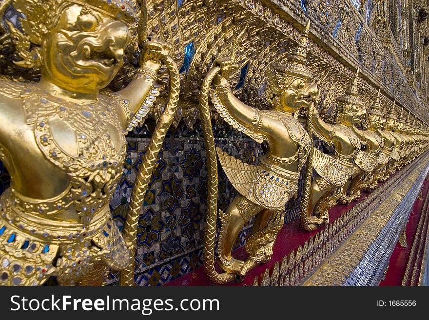 The Temple of the Emerald Buddha. The Temple of the Emerald Buddha.