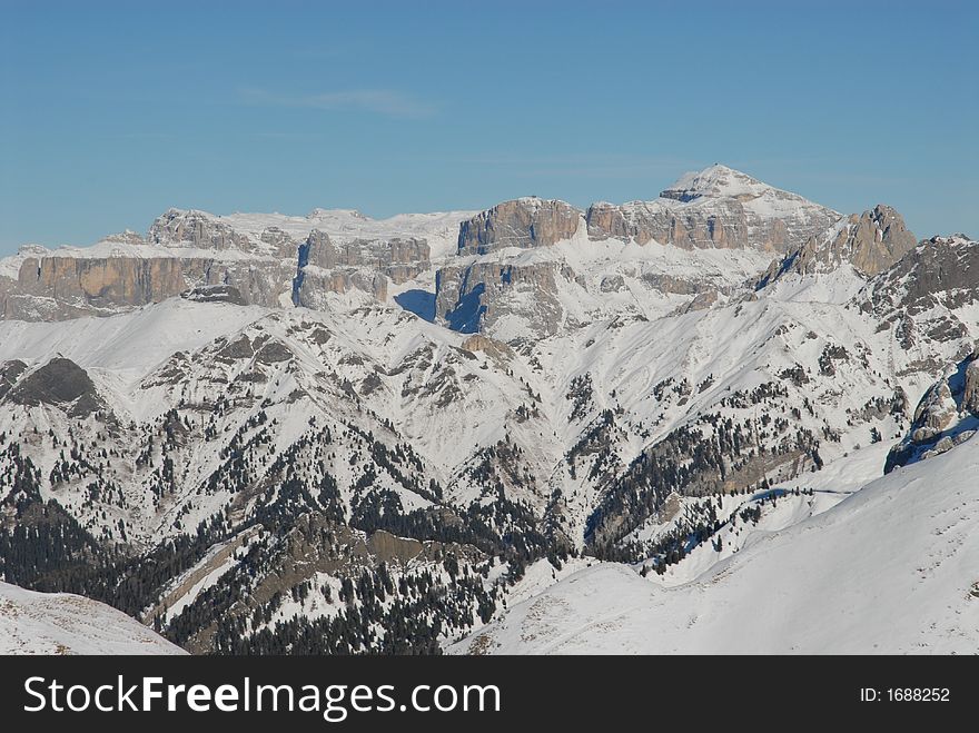 A picture of one of the most famous mountain in the dolomites. A picture of one of the most famous mountain in the dolomites
