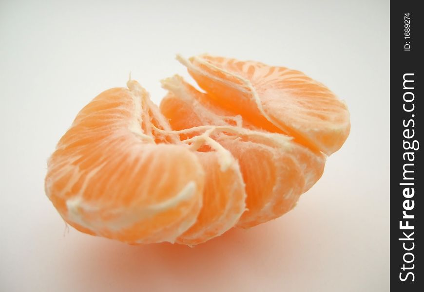 The fresh tropical fruits: the Tangerine