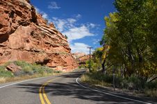 Turn In The Road Royalty Free Stock Photo Turn In The Road Royalty Free Stock Photo