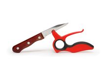 Knife Sharpening Stock Image