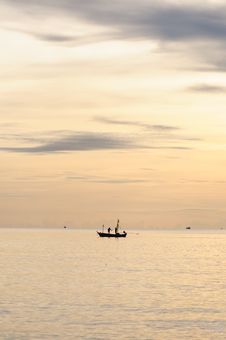 Boat On The Sea Royalty Free Stock Photos Boat On The Sea Royalty Free Stock Photos