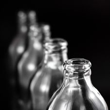 Empty Bottles Royalty Free Stock Photography Empty Bottles Royalty Free Stock Photography